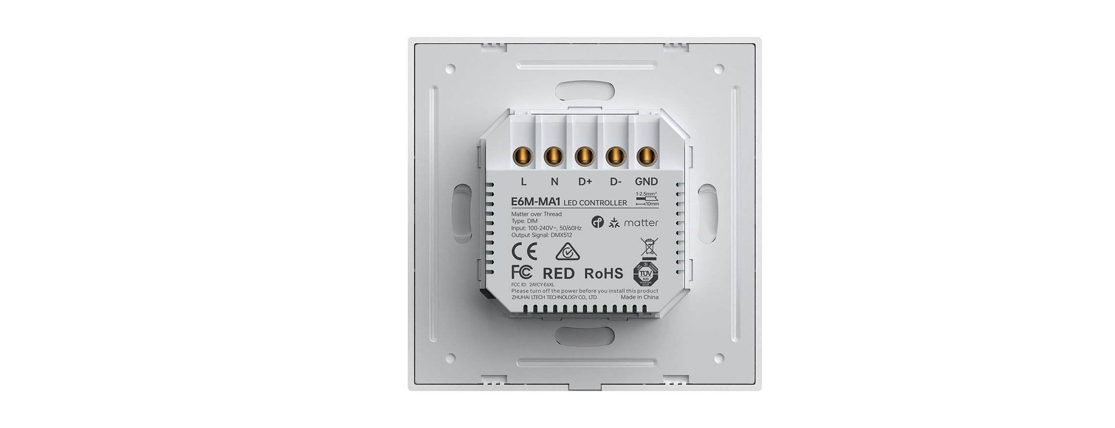 NFC programmable Matter-DMX512 Knob Panel E6M-MA1
