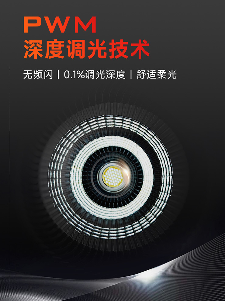 雷特LED智能电源PWM深度调光技术