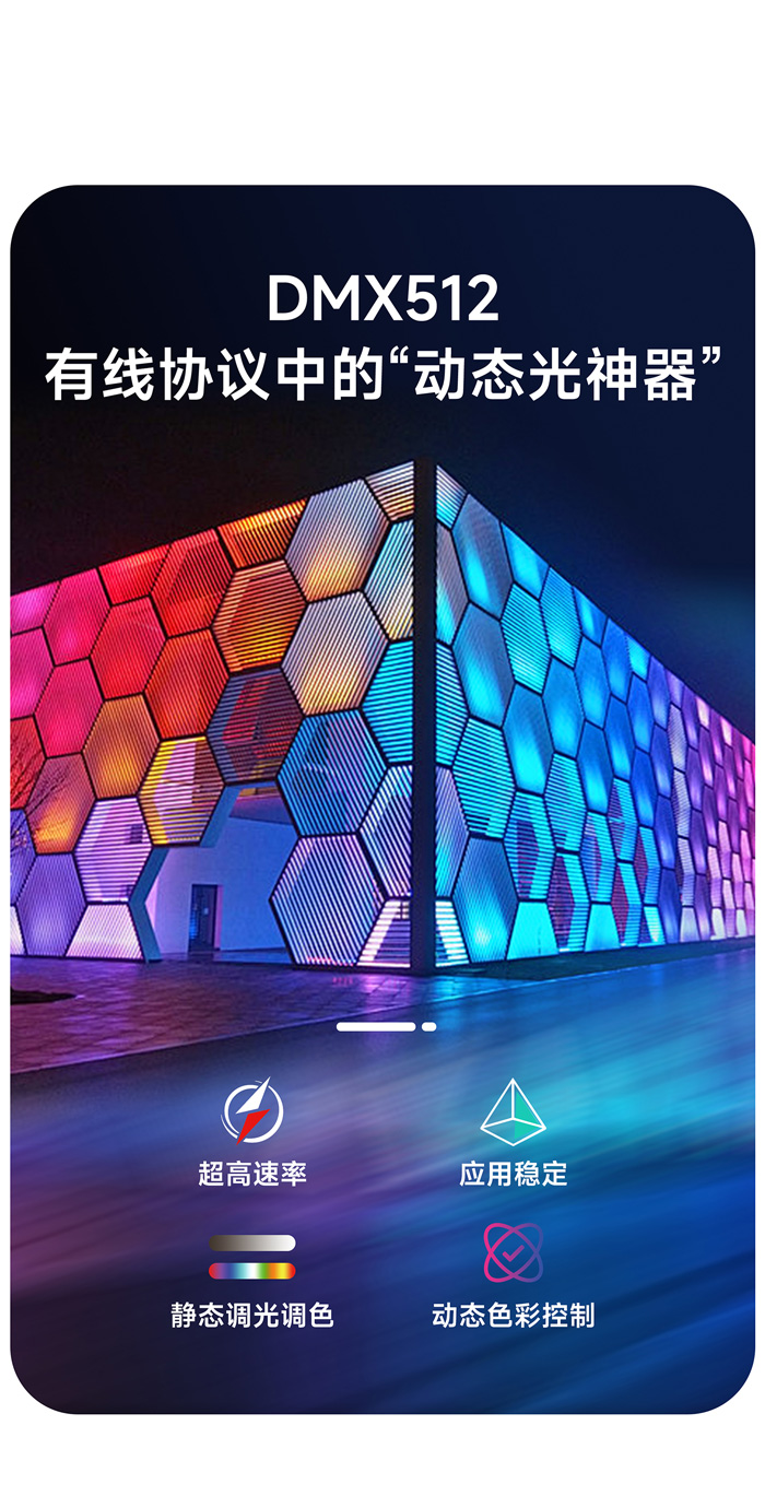 EB系列DMX512有线协议控制