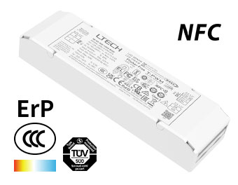 40W 300-1050mA NFC CC DALI DT6/DT8 tunable white LED driver SE-40-300-1050-W2D